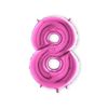 Afbeelding van Folieballon 8 roze