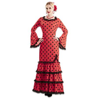 Foto van Flamenco jurk rood