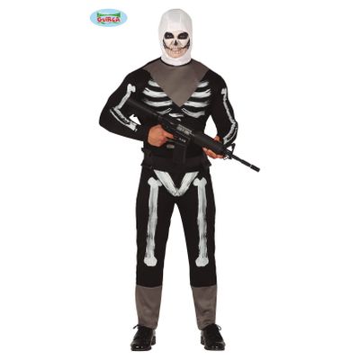 Foto van Fortnite kostuum - Skull trooper pak