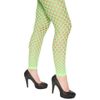 Afbeelding van Neon legging met gaten groen