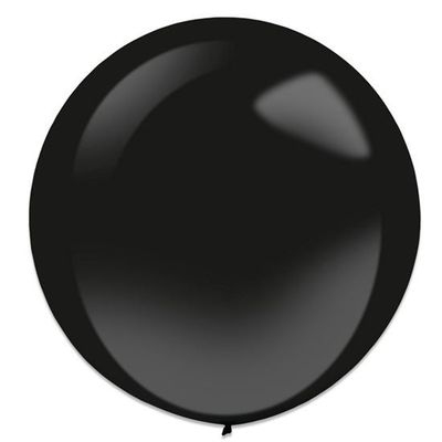 Ballonnen jet black (60cm) 4st