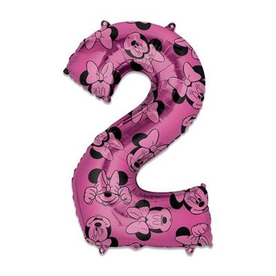 Folieballon 8 roze