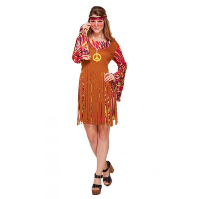 Foto van Hippie jurk met franjes