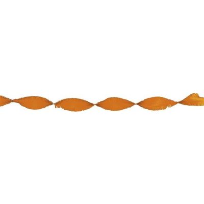 Crepe slinger oranje 24 m