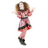 Afbeelding van Bloederig clown kostuum meisje