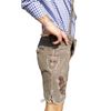 Afbeelding van Lederhosen olijf groen geitenleer