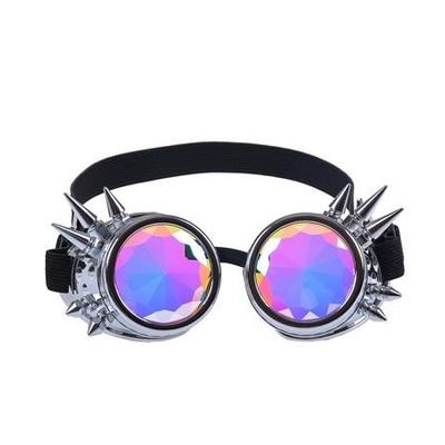 Foto van Caleidoscoop Rave Bril met Spikes