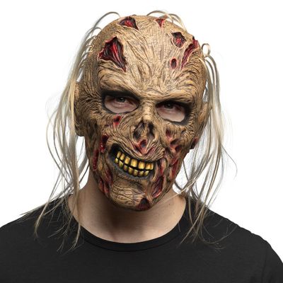 Foto van Latex hoofdmasker Verbrande Zombie