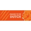 Afbeelding van Gevelbanner “Proud to be Dutch“ 74 x 220cm