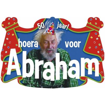 Foto van Huldebord Abraham Foto van Huldebord Abraham