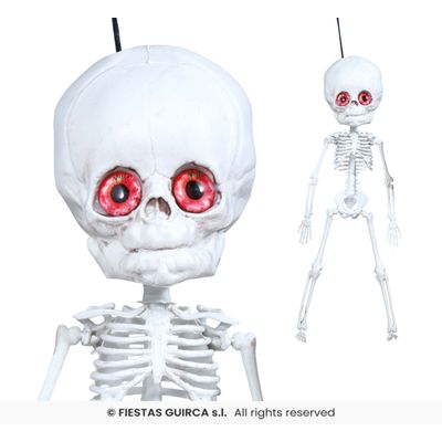 Skelet met Rode Ogen
