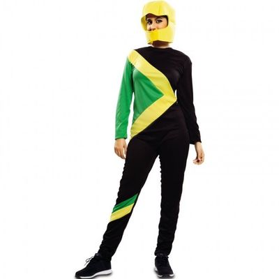 Foto van Jamaicaanse bobsleeër kostuum