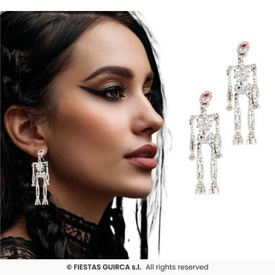 Foto van Oorbellen Skelet Bling Bling