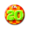Afbeelding van Button 20 jaar