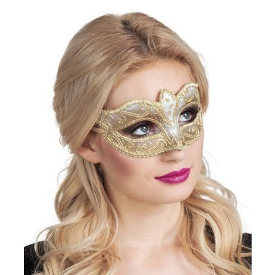 Foto van Eye mask Venice felina goud