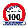 Afbeelding van Hulde Schild Hoera op naar de 100