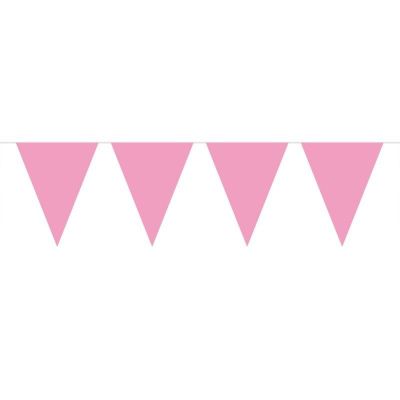 Foto van Mini Vlaggenlijn Baby Roze /3mtr