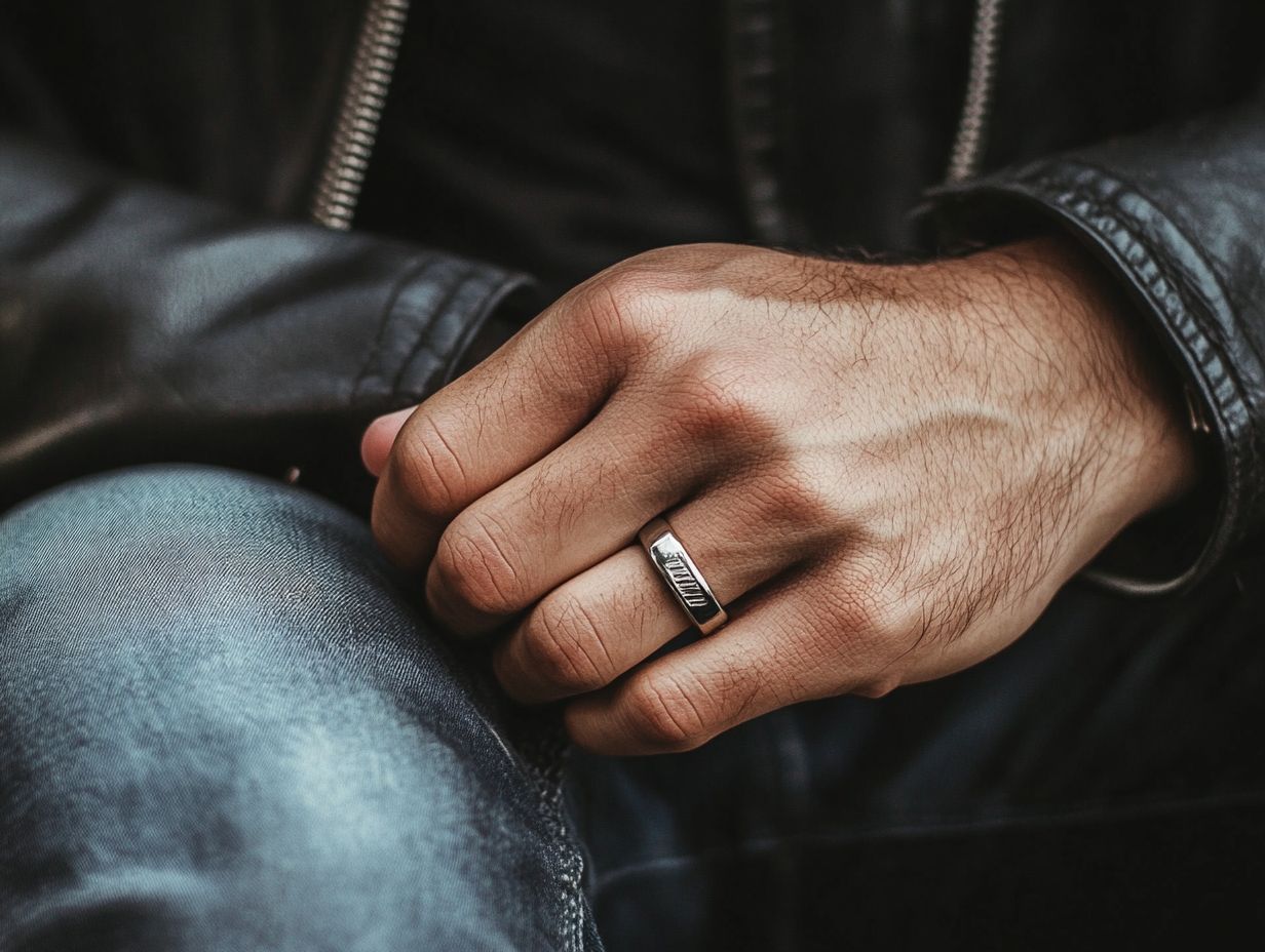 men's engagement ring