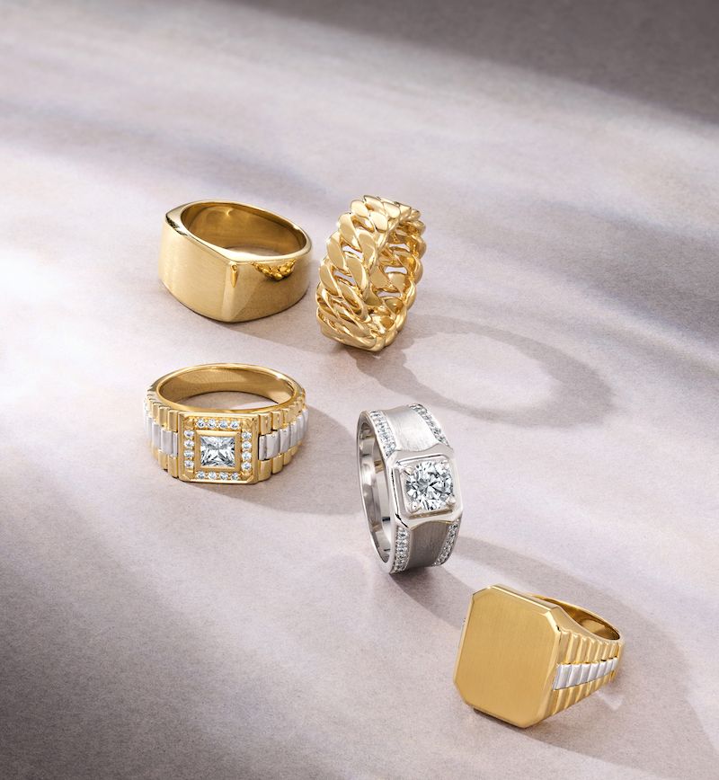 Various Men's Rings