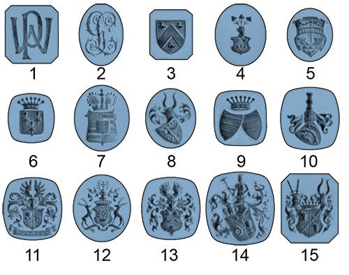 Stone engravings for signet rings