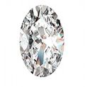 Oval cut diamant