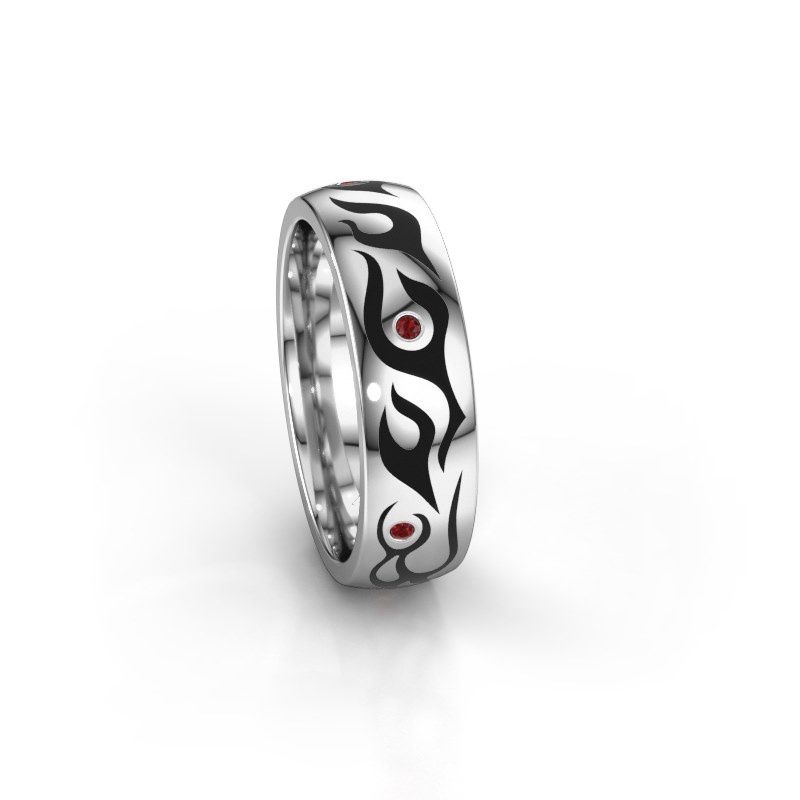 Afbeelding van Trouwring WH3050L26P<br/>585 witgoud ±6x2 mm