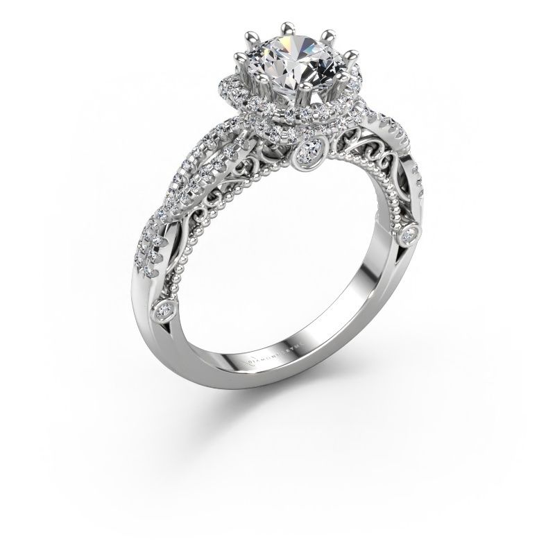 Verlovingsring Lysanne 950 platina lab-grown diamant 1.45 crt