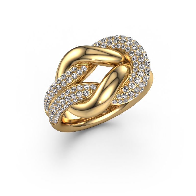 Ring Delena 585 gold lab grown diamond 0.817 crt