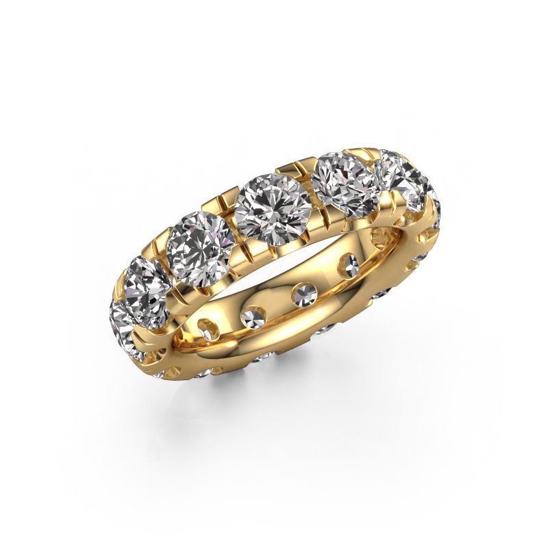 Bague superposable Jackie 5.0 585 or jaune diamant 6.50 crt