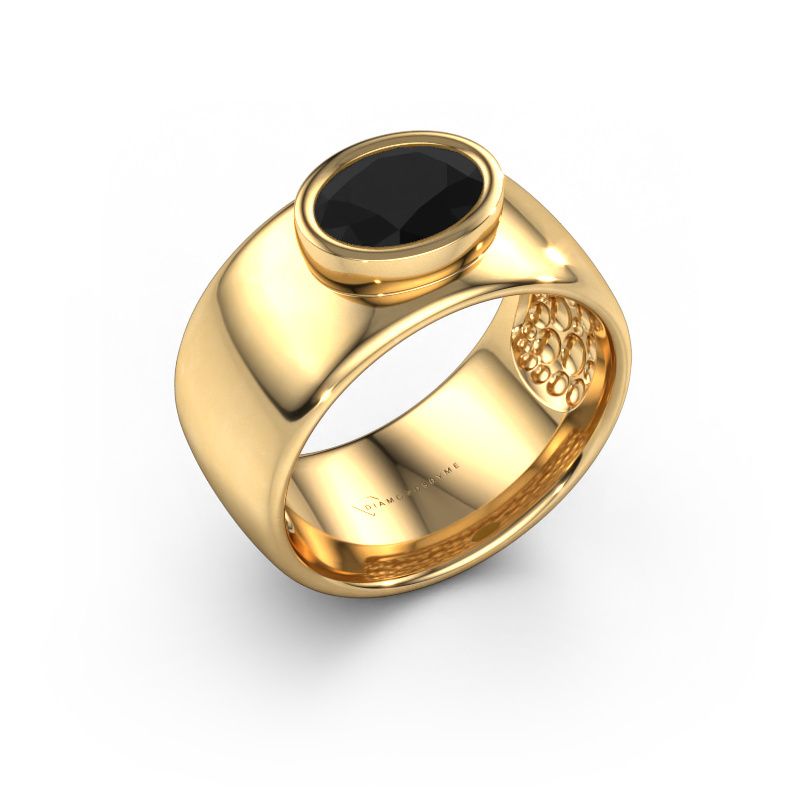 Ring Anouschka 585 Gold Schwarz Diamant 1.40 crt