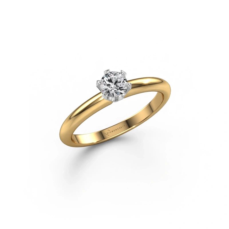 Engagement ring Tiffy 1 585 gold lab grown diamond 0.30 crt