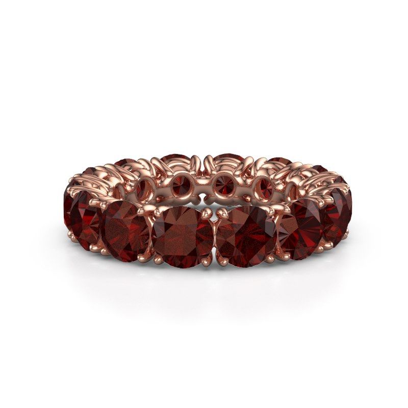 Bild von Ring vivienne 5.0<br/>585 Roségold<br/>Granat 5 mm