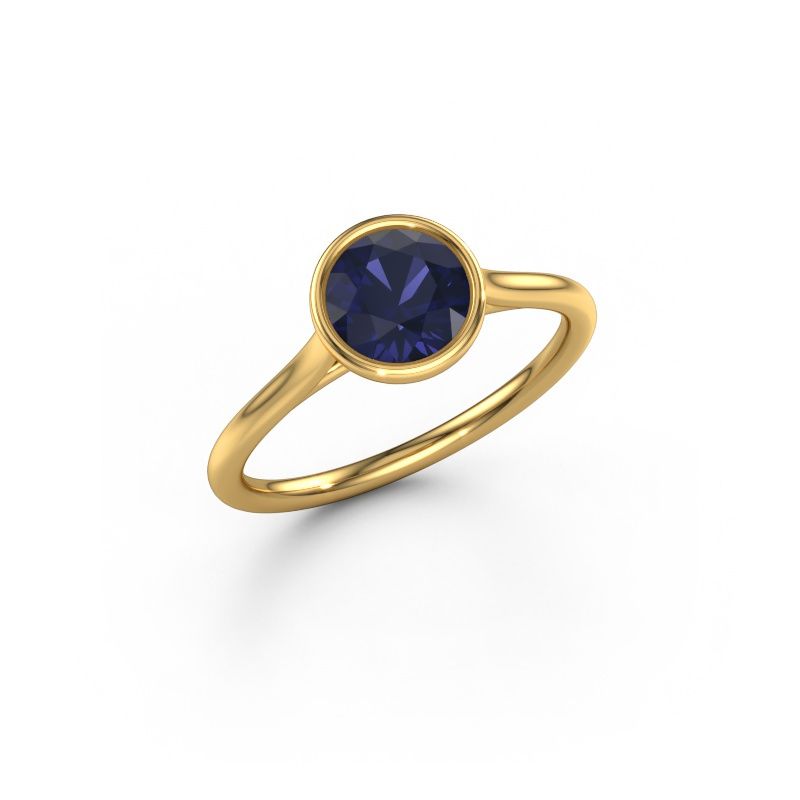 Engagement ring Lavon RND 585 gold sapphire 6.5 mm