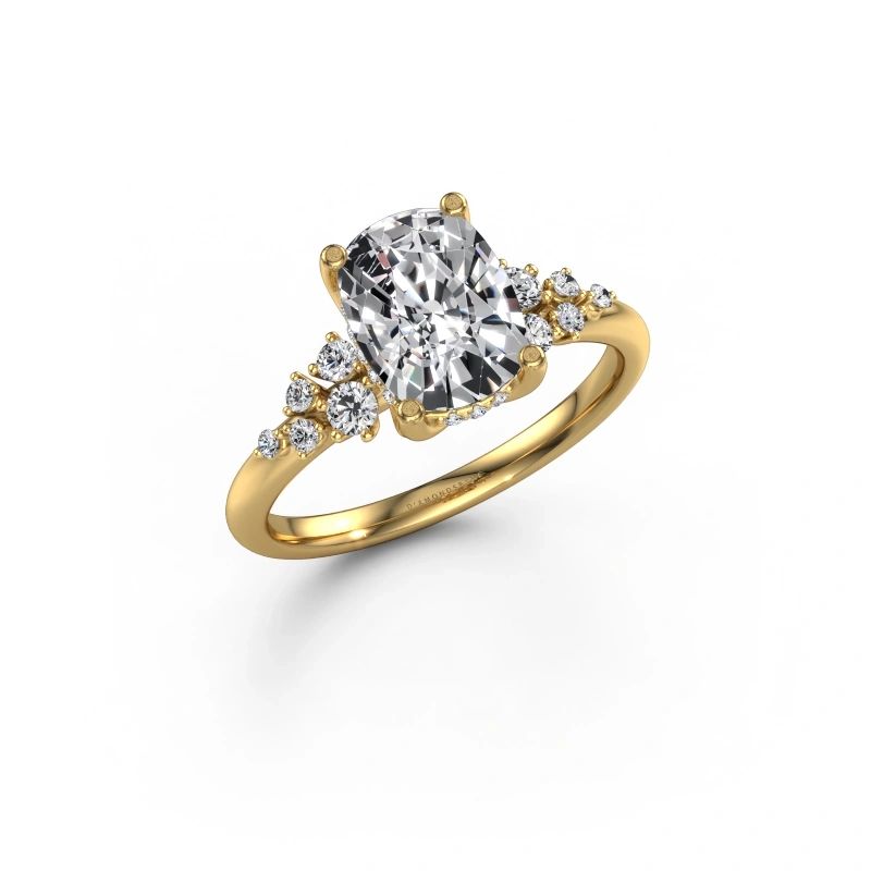 Engagement ring Emma CSH 585 gold diamond 2.267 crt