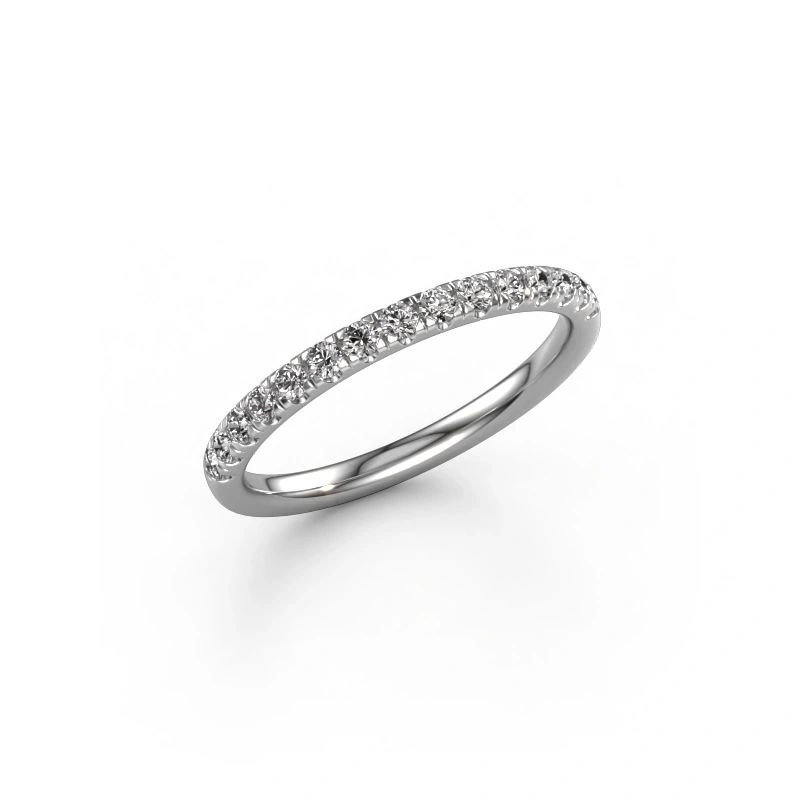 Vorsteckring Jackie Half 950 Platin Diamant 0.30 crt