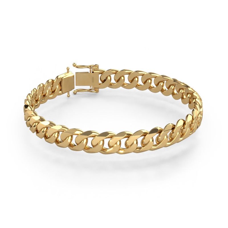 Cuban bracelet cubain ±10 mm 585 or jaune