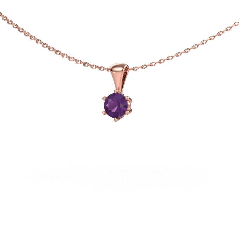 Kette Fay 585 Roségold Amethyst 4.7 mm