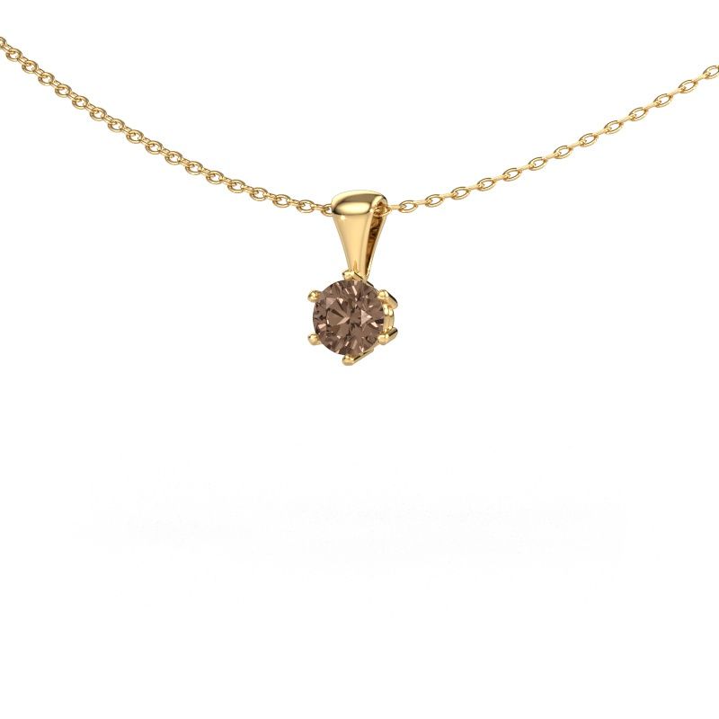 Necklace Fay 585 gold brown diamond 0.40 crt