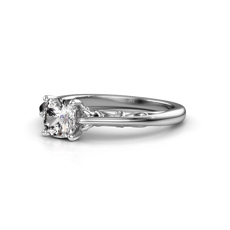 Image of Engagement ring shannon cus<br/>585 white gold<br/>Diamond 1.00 crt