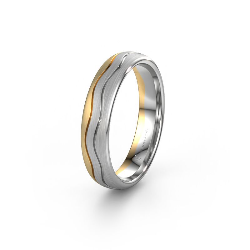 Wedding ring WH0800M35BM 585 gold ±0.20x0.08 in