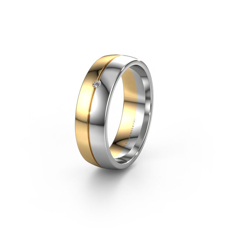 Ehering WH0201L26AP 585 Gold Lab-grown Diamant ±6x1.7 mm