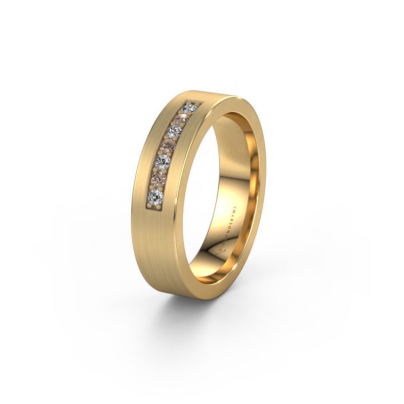 Ehering WH0112L15BM 585 Gold Braun Diamant ±5x2 mm