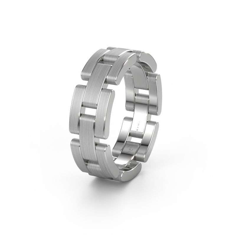 Wedding ring WH2078M17BPM 950 platinum ±0.28x0.08 in