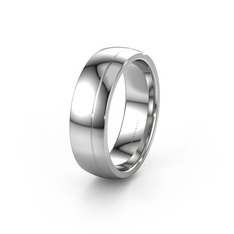 Wedding ring WH2066M27D 950 platinum ±7 x 2.4 mm
