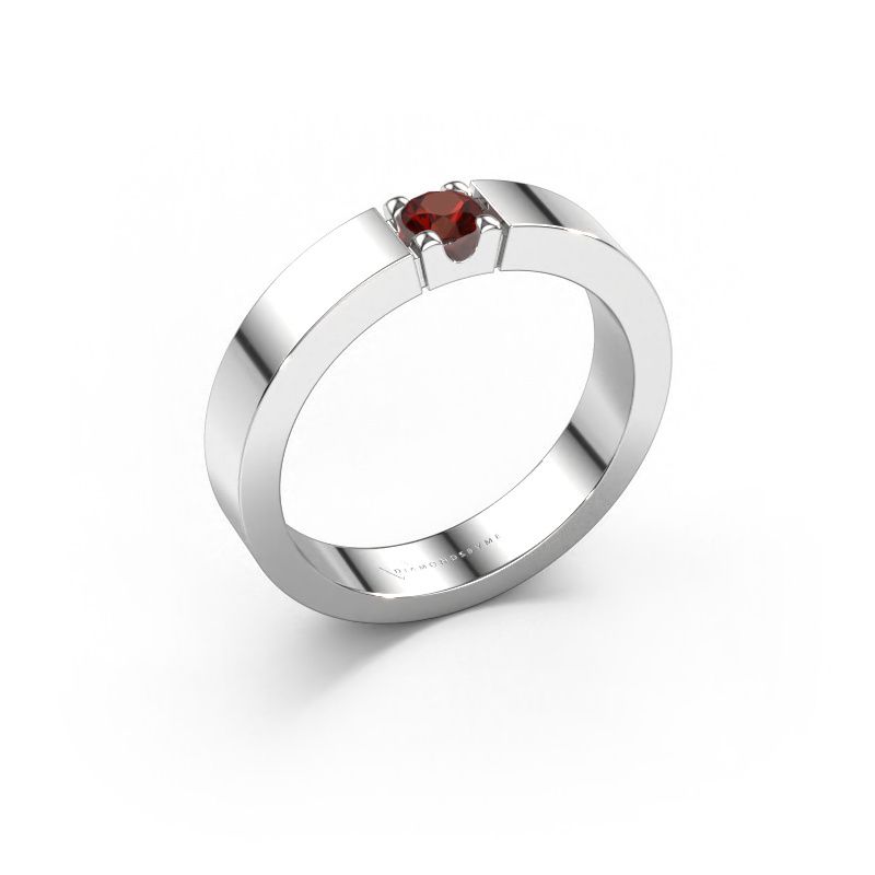Ring Dana 1 950 Platin Granat 3.7 mm