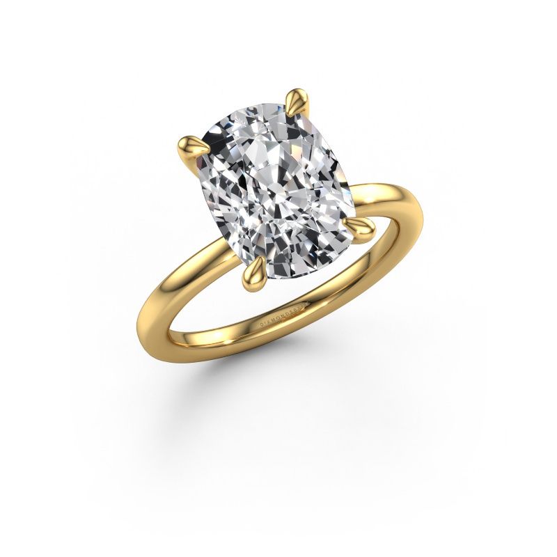 Engagement ring Crystal CSH 3 585 gold lab grown diamond 4.50 crt