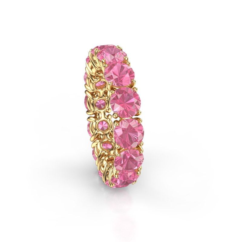 Bild von Ring vivienne 5.0<br/>585 Gold<br/>Pink Saphir 5 mm
