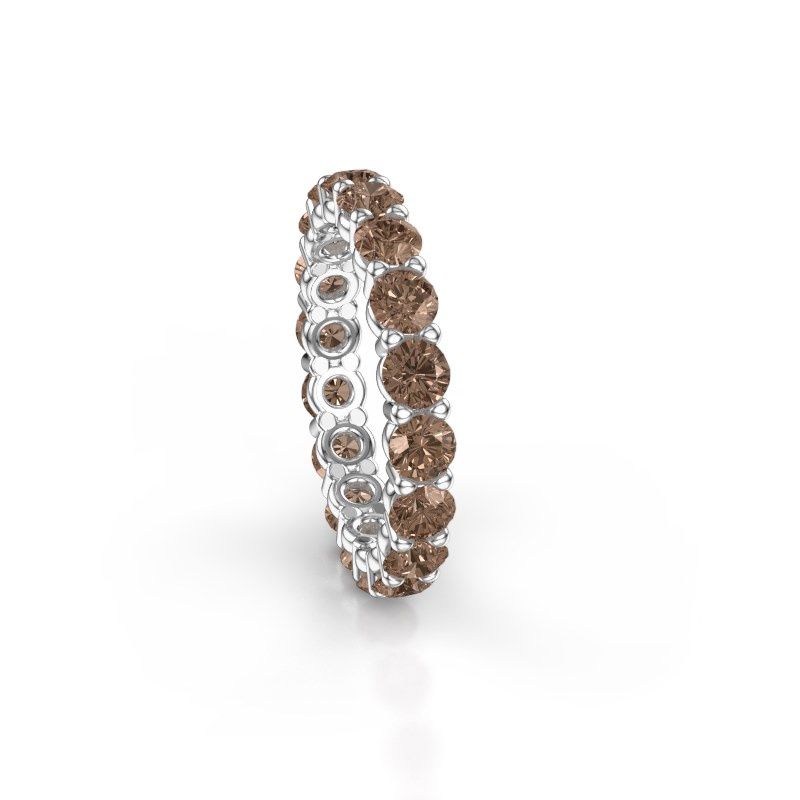Bild von Ring heddy rnd 3.4<br/>585 Weißgold<br/>braun diamant 2.700 crt