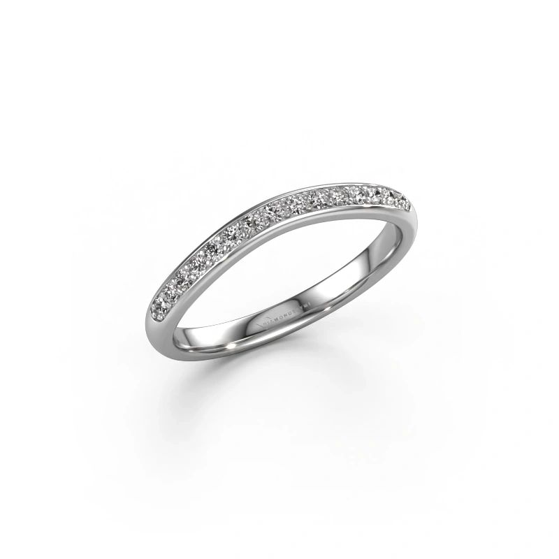 Vorsteckring SR20A6H 585 Weißgold Diamant 0.168 crt
