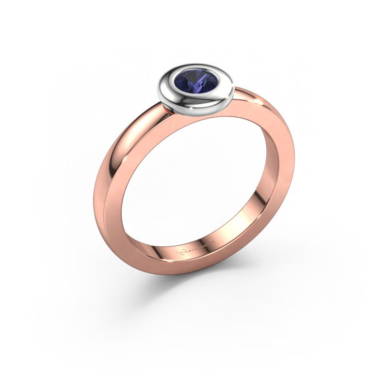 Ring Iris 585 Roségold Saphir 4 mm